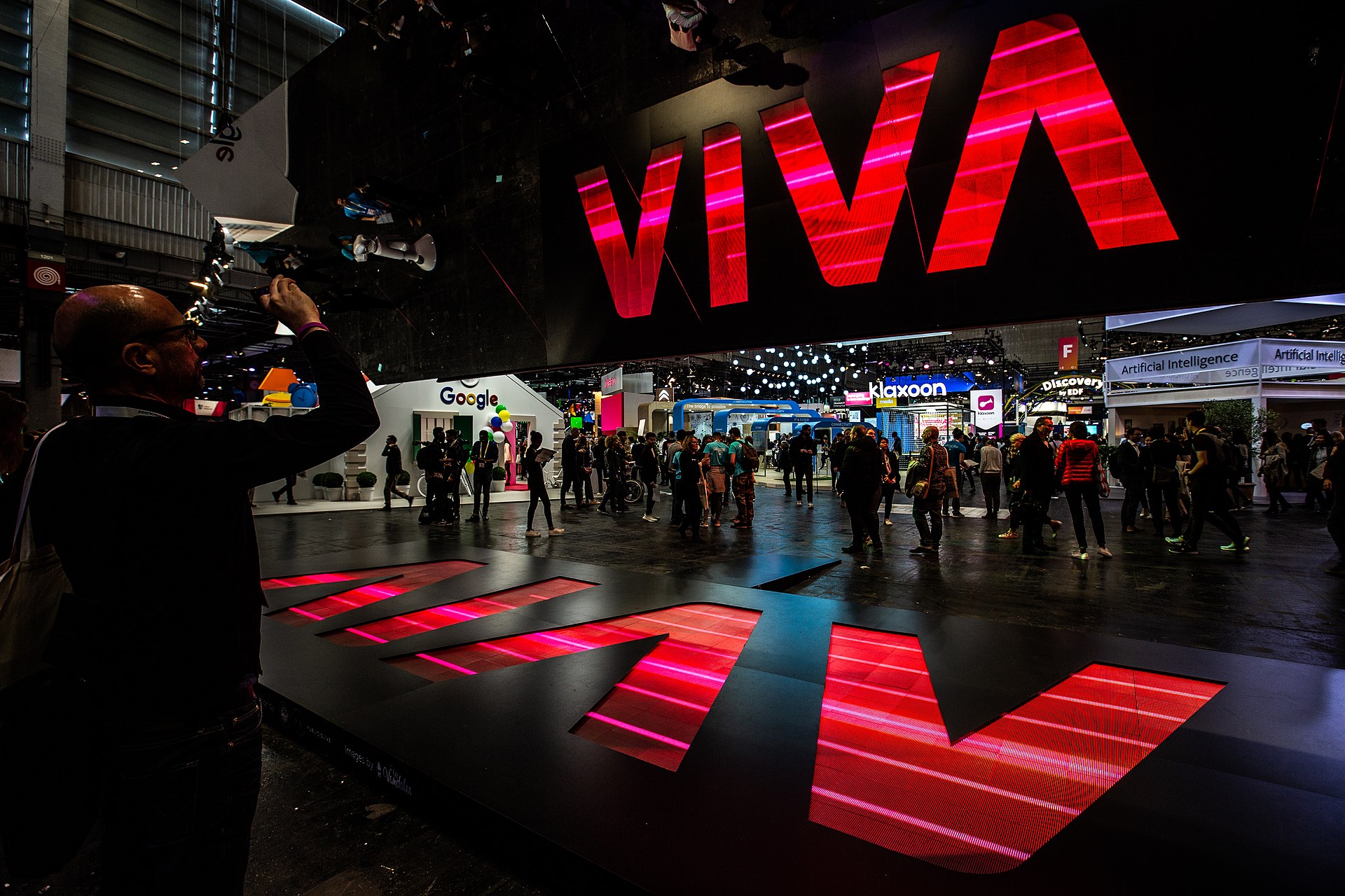 Affluence sur le salon VivaTech